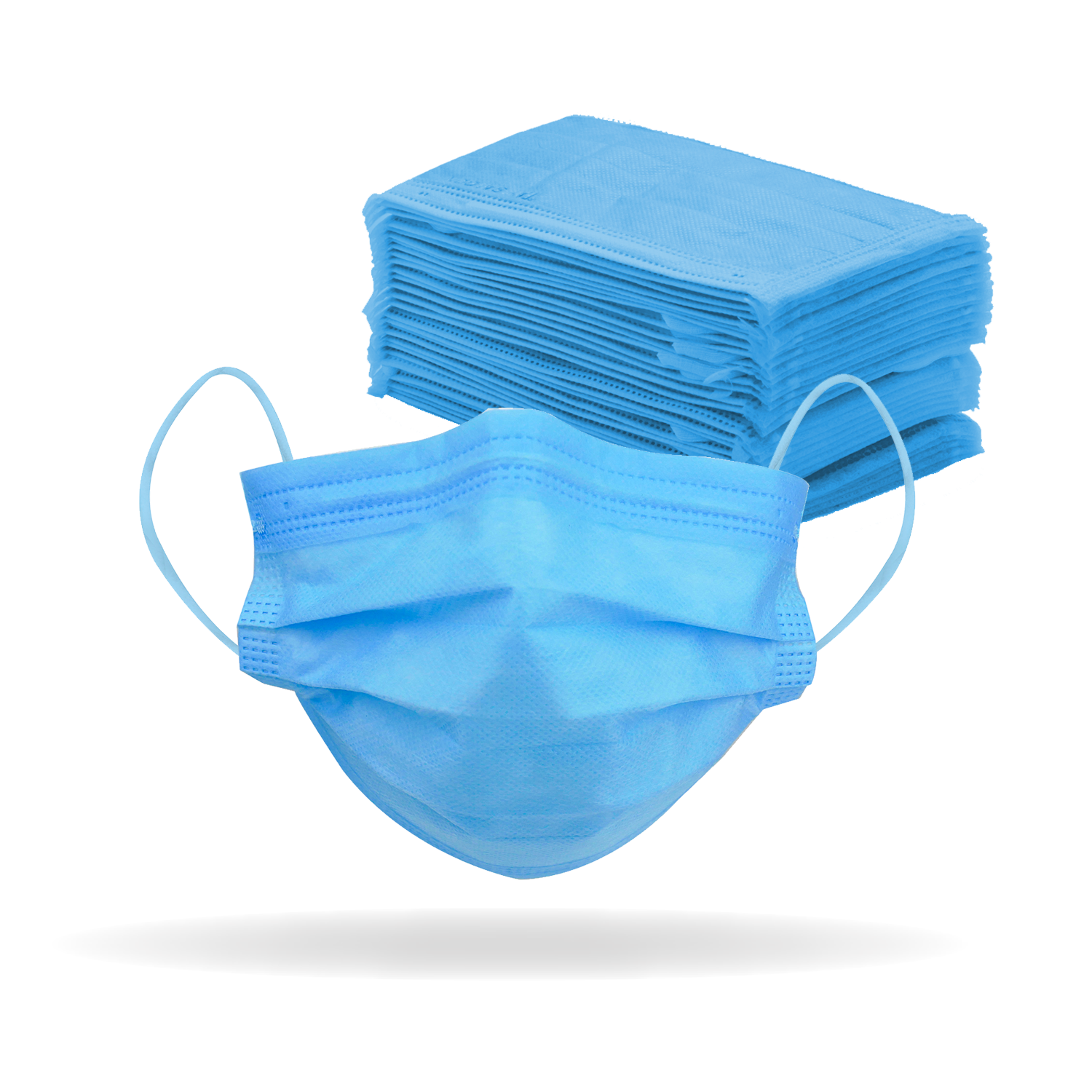 Mundschutz hellblau