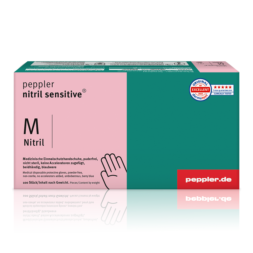 Primärverpackung Nitrilhandschuh sensitive