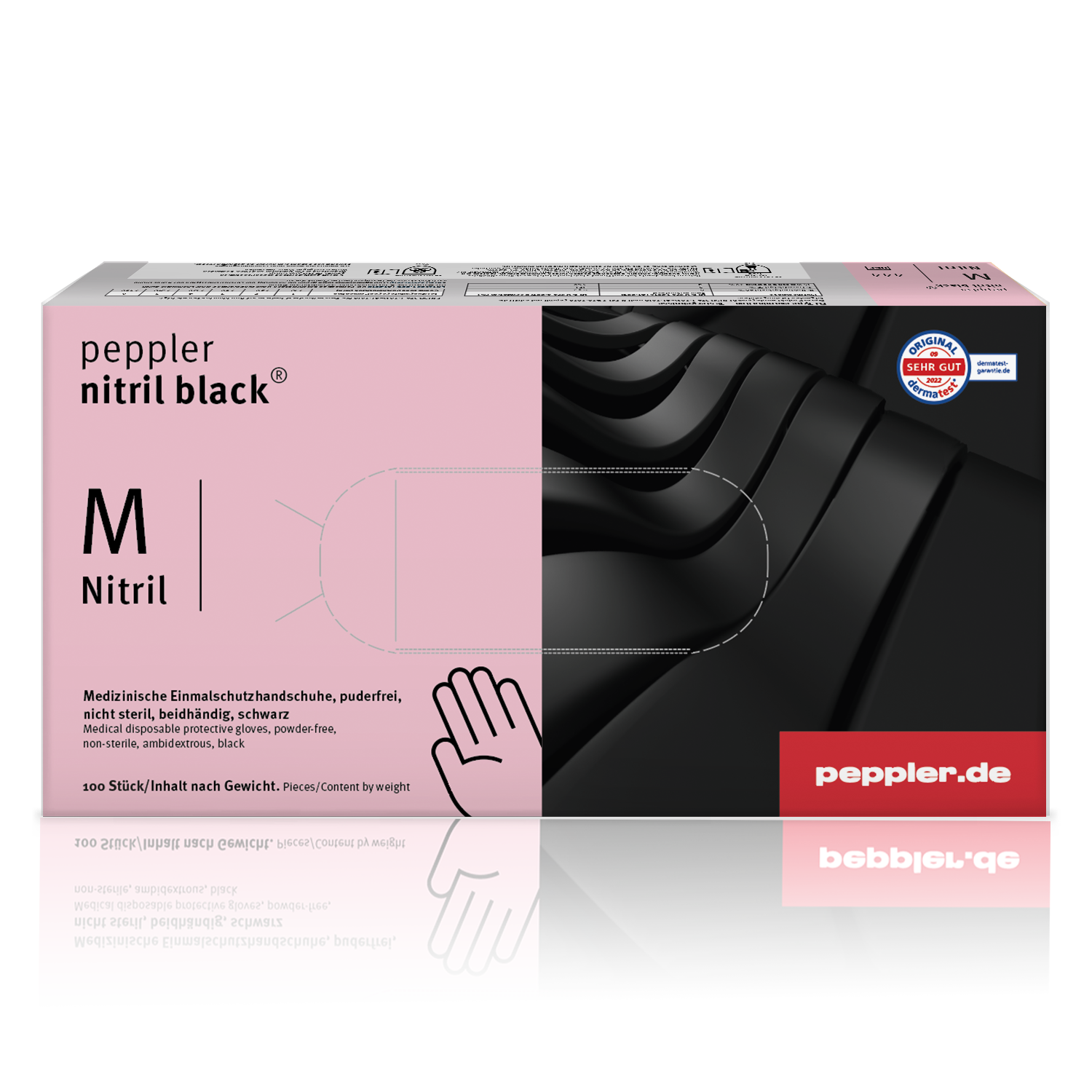 Primärverpackung Nitrilhandschuh black