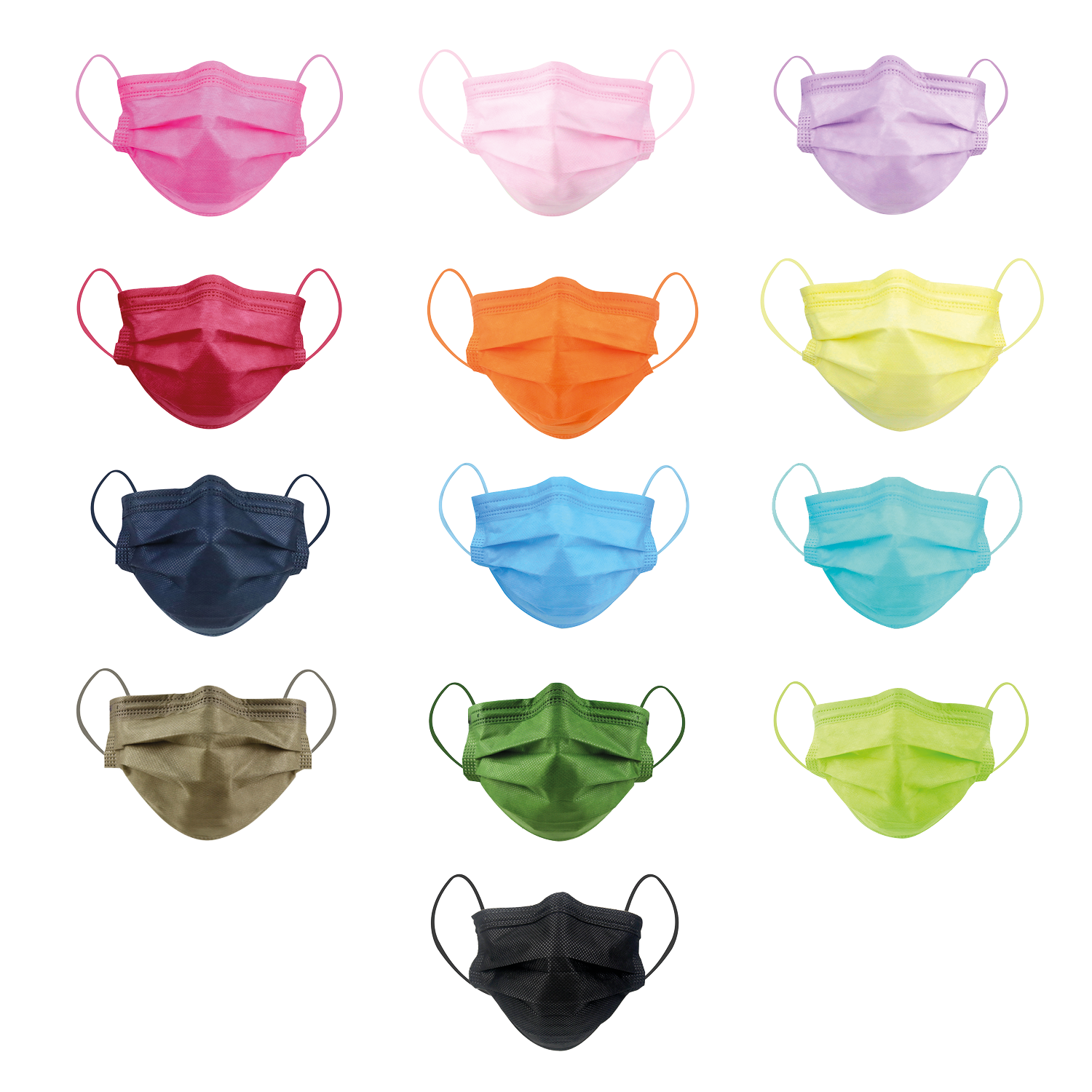 Mundschutz four seasons Farbübersicht