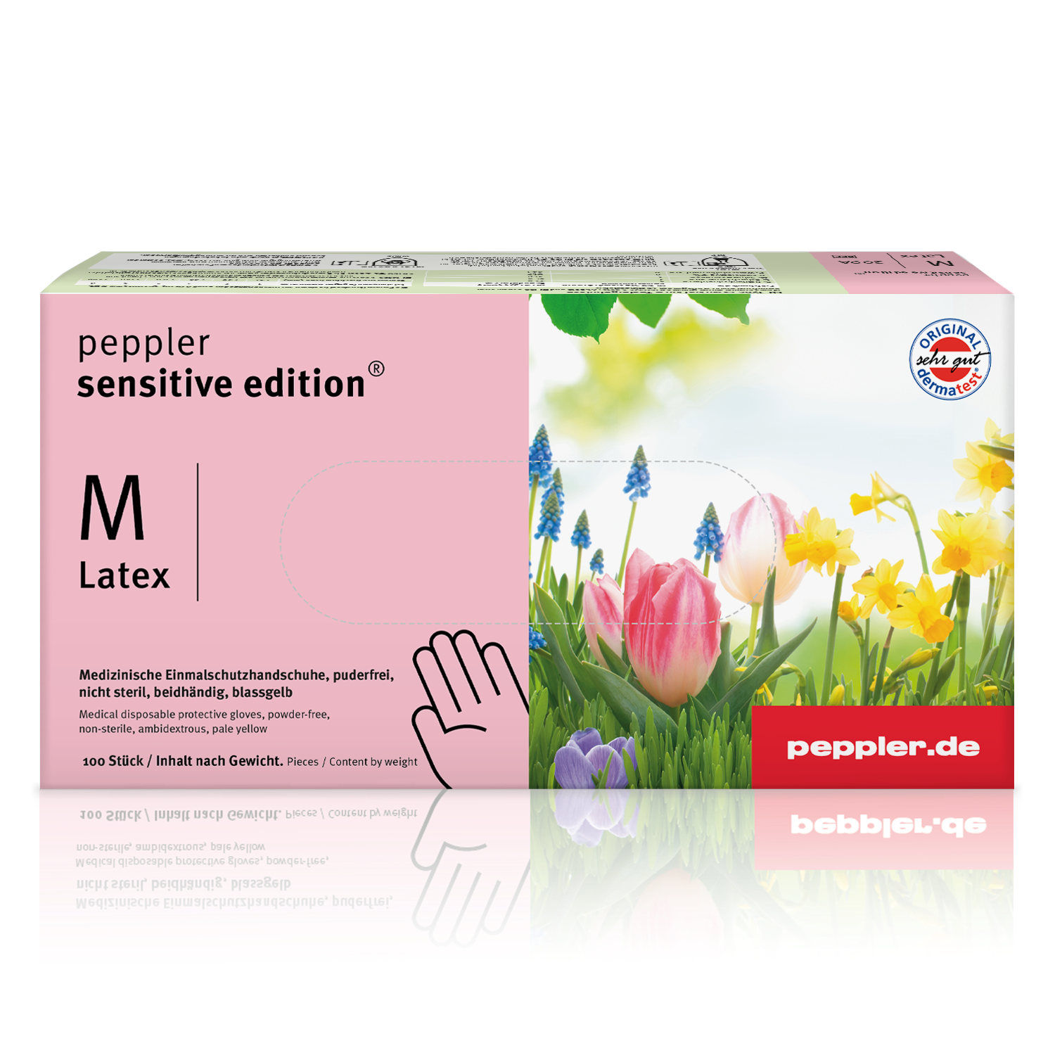 Primärverpackung Latexhandschuh sensitive edition